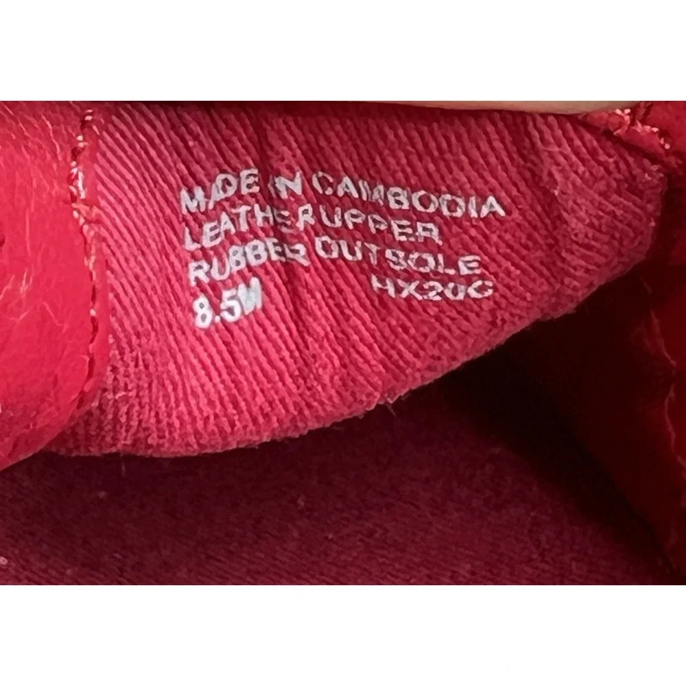 Michael Kors Keaton MK Logo Slip On Sneakers Raspberry 8.5